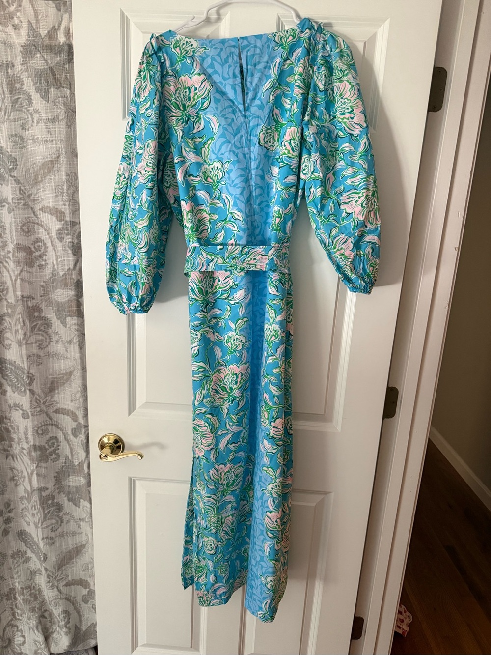 Lilly Pulitzer Barbara Belted Maxi Dress - Size Large - Picture 4 of 4